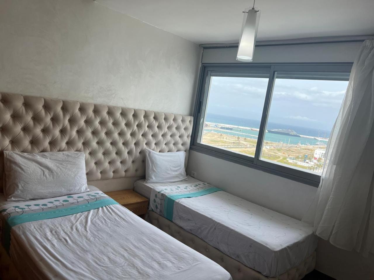 Vue Panoramique Sur La Mer-Centre Ville-Moderne Tanger Exteriér fotografie