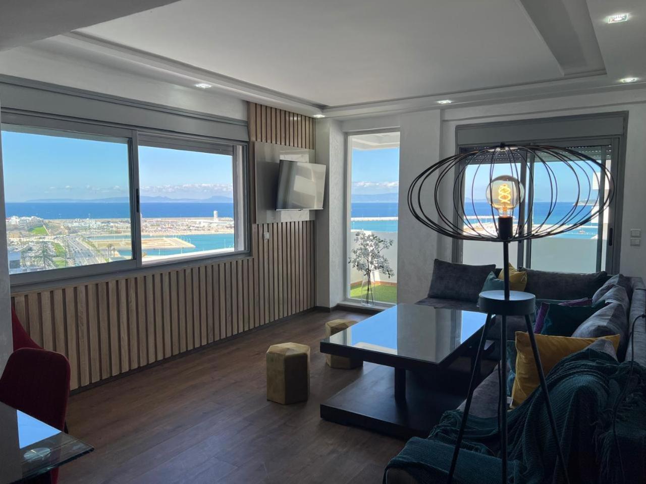 Vue Panoramique Sur La Mer-Centre Ville-Moderne Tanger Exteriér fotografie