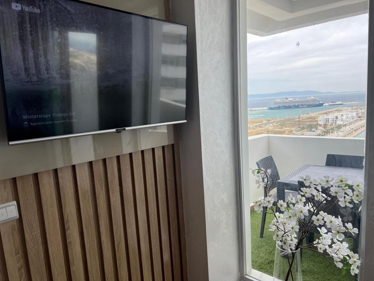 Vue Panoramique Sur La Mer-Centre Ville-Moderne Tanger Exteriér fotografie