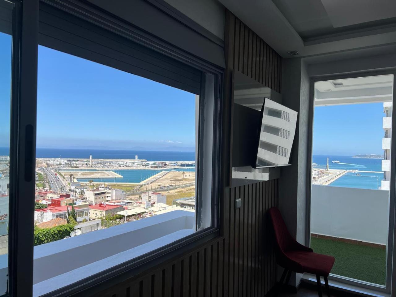 Vue Panoramique Sur La Mer-Centre Ville-Moderne Tanger Exteriér fotografie